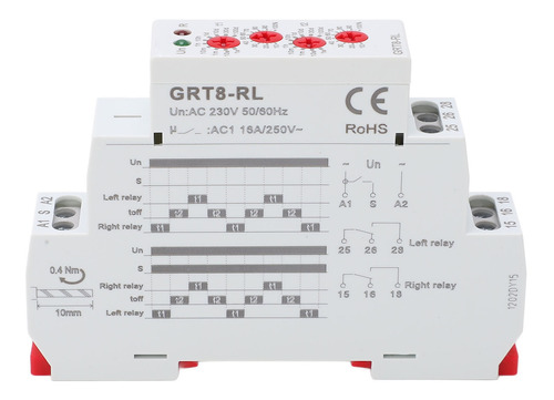 Relé De Tiempo De Ciclo Alterno, Doble Retardo R, Llama Ajus