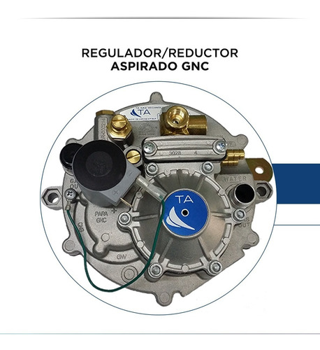 Regulador/reductor De Gnc Tomasetto Achille 3ra / Carburados