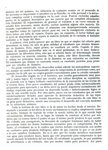 Introducción A La Química Universidades H Ritter /cn Reverté (Usado)