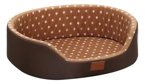 Cama Mascota Perro Gato Lunares M