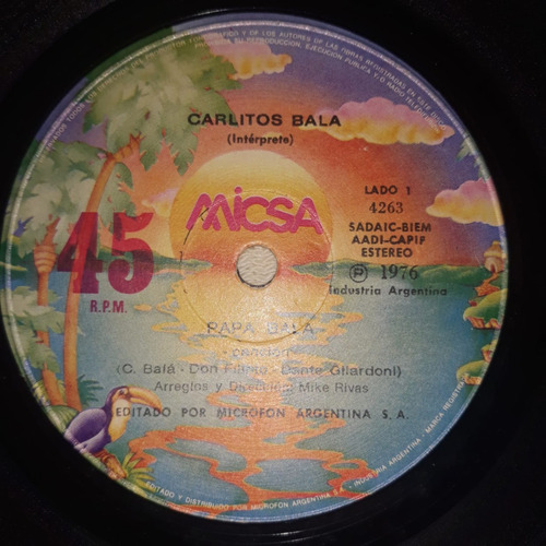 Carlitos Bala - Papa Bala (simple) (Usado)