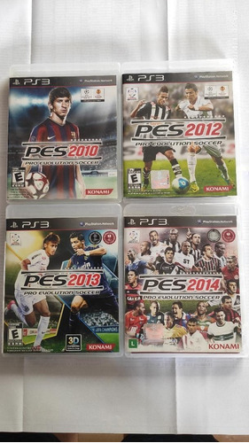 Pes 2010,2012,2013 E 2014 - Ps3  - Pro Evolution Soccer 