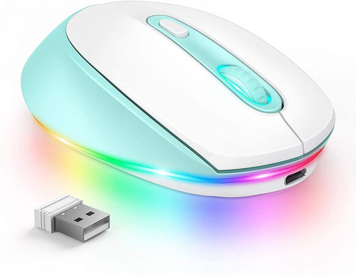 Mouse Seenda, Inalambrico/con Luz Led/receptor Usb