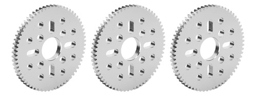 Engranaje Recto Con Dientes Rectos, 3 Piezas, 4 Orificios La