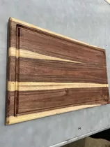 Juego de 4 tablas de madera para servir o picar Tabla de tzalam de corte  parrillero