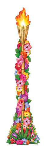Accesorio Para Fiesta Diseño Floral Tiki (1 Unidad)