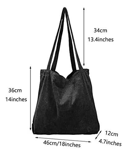 Bolso De Mano De Pana Para Mujer, Bolso De Hombro Informal