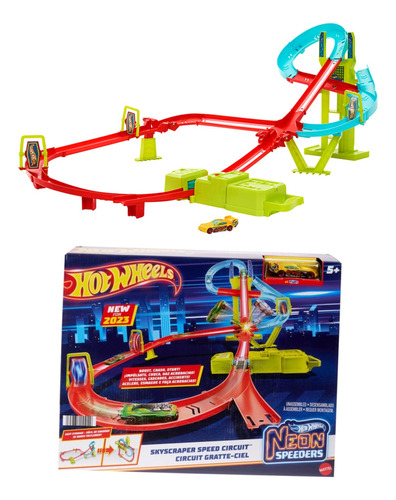 Pista De Carros Hot Wheels Rascacielos 