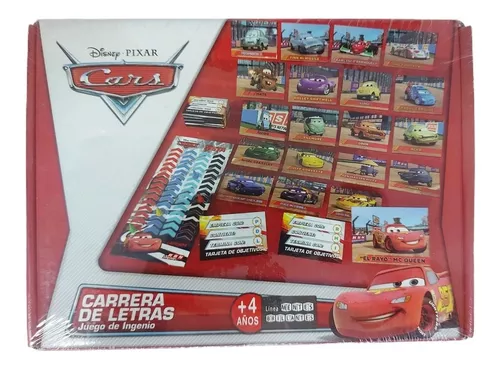 Carrera De Letras - Cars Original Juego De Ingenio Disney