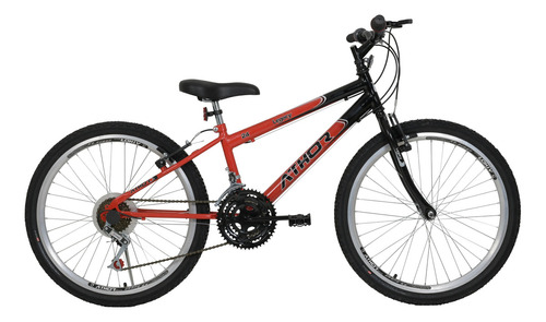 Bicicleta Infantil Athor Legacy Aro 24 - 18 Marchas Cor Vermelho