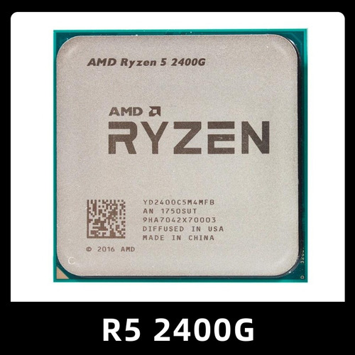 Procesador De Cpu Ryzen 5 2400g R5 2400g, 3.6 Ghz, Cuádruple