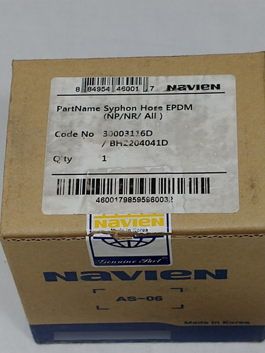 Navien Syphon Hose 30003116d Bh2204041d New- Old Stock Cch