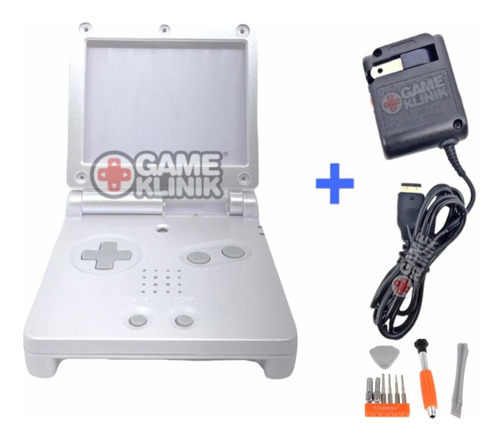 Carcasa Game Boy Advance Sp Gba Kit + Cargador + H 09