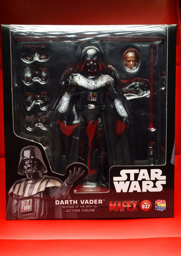 Star Wars Mafex Darth Vader Mandalorian, Boba Fett, Obiwan (Usado)
