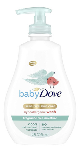 Gel De Ducha Para Bebes Baby Dove Hipoalergénico Wash 