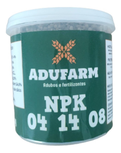 Fertilizante Mineral 4-14-8 + Micros Npk Dimy 1kg