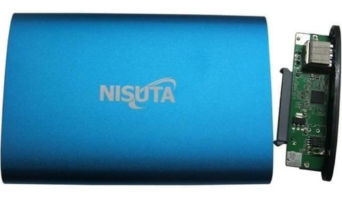 Carry Disk Nisuta Azul Disco Sata 2,5 Usb 3.0 Nsgasa253 !