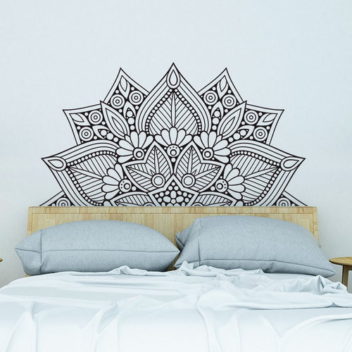 Vinilos Decorativos Cama Respaldo Mandala Atrapasueños Love