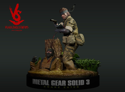 Archivo Stl Impresión 3d - Metal Gear - Naked Snake - Vengea