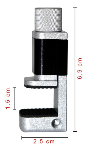 Imagen 3 de 7 de 6 Sujetadores De Aluminio Para Fijar Pantallas O Touch Bk174