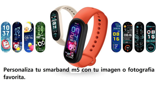 Imagen 5 de 9 de Smart Band M5 Pulsera Inteligente Notificaciones