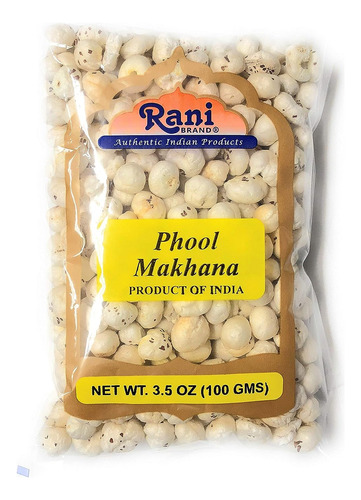 Rani Jumbo Phool Makhana (nuez De Zorro/semillas De Loto Rev