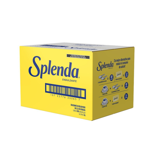Imagen 4 de 6 de Splenda® Original 2000 Sobres De 1g