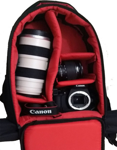 Mochila Canon P/ Camera, Lentes C/ Porta Tripé A36xl14xc24cm