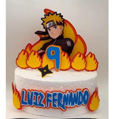 Topo de Bolo Naruto Personalizados