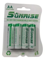 Comprar Baterías Recargables Aa Sunrise 4 Pilas\u002F 2.500 Mah 1.2 V