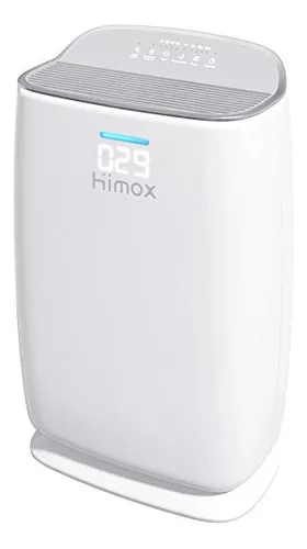 HIMOX Purificadores de aire HEPA para dormitorio, alergias, pelo de  mascotas, filtro HEPA H13, filtro HEPA activado, silencioso, portátil,  limpiador