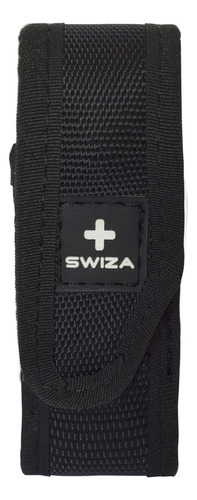 Funda Nylon Para Navaja Swiza, Chica Color Negro Orientación De La Mano Zurdo/diestro