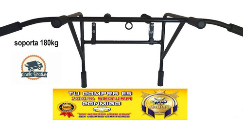 Barra Multifuncional Crossfit De Pared 8 Agarres+envio Grati