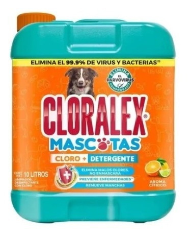 Cloralex Mascotas Limpiador Liquido 10l