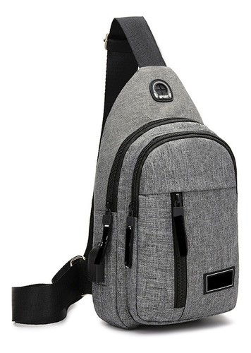 Bolso De Hombro Unisex Moderno Con Orificio Para Cable, Orif