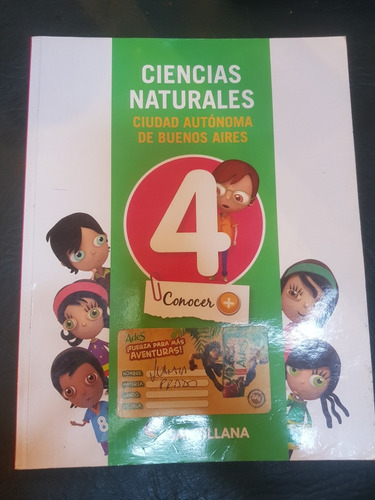 Ciencias Naturales 4 Santillana Conocer +