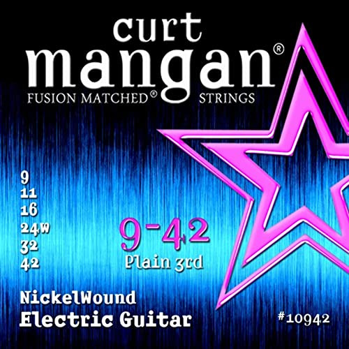 Cuerdas De Guitarra Eléctrica Curt Mangan 9-42