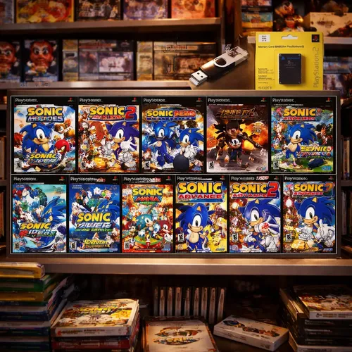 Sonic Playstation 2 - Jogo Ps2 Aventura - (Recondicionado