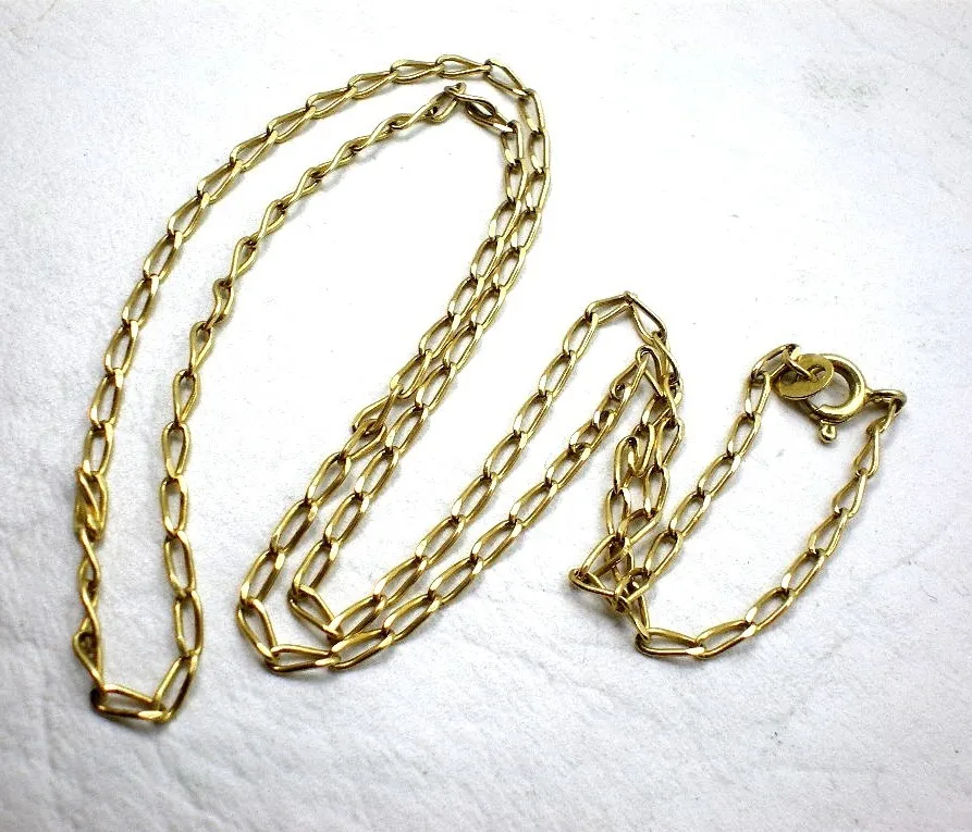 Cadena De Oro 18 Kt Unisex