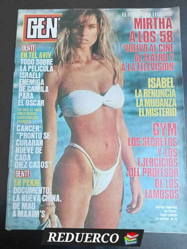 Gente 1023 Año 1985 Mirtha Isabel Sabatini Rabolini 28/2 E