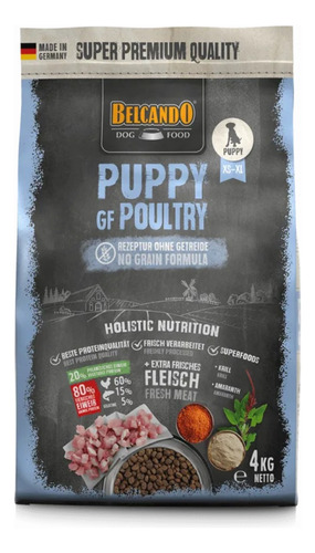 Belcando Puppy Grain Free Poultry 4 Kg - Alimento Cachorro