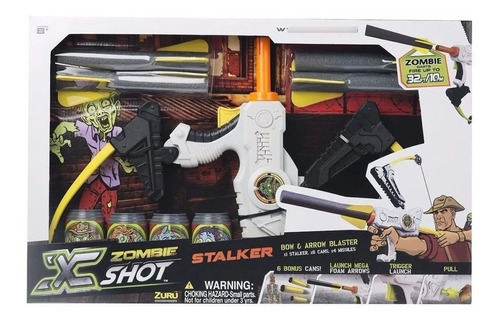 Arma Arco X-shot Lanza Dardos Zuru Zombie Stalker 2387