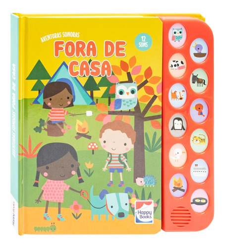 Aventuras Sonoras: Fora De Casa, De Mammoth World. Editorial Happy Books, Tapa Mole En Português
