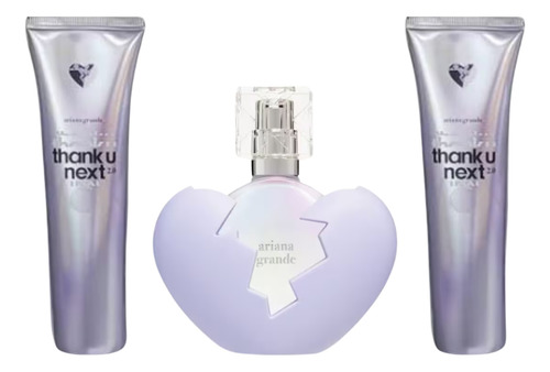 Ariana Grande Thank U Next Set 3pz Mujer Edp 100ml