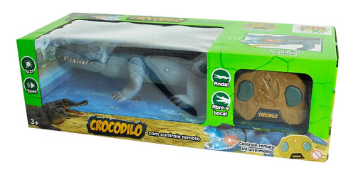 Brinquedo Crocodilo Controle Remoto - Dm Toys