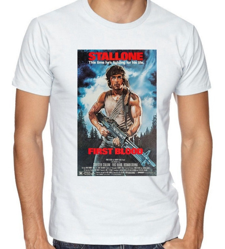 Remera, First Blood, Rambo, Remeras De Peliculas, Fenix