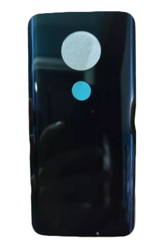 Tapa Trasera Moto G7 Plus Azul Obscuro Polímero Cristalizado