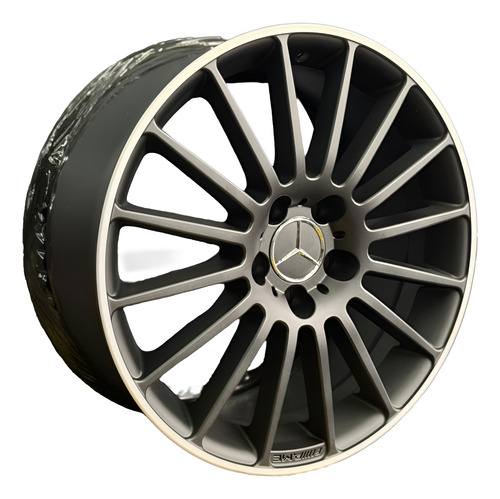 Kit X4 Llanta Aleación Mercedes Benz A45 A200 A250 R18 5x112 Color Vison