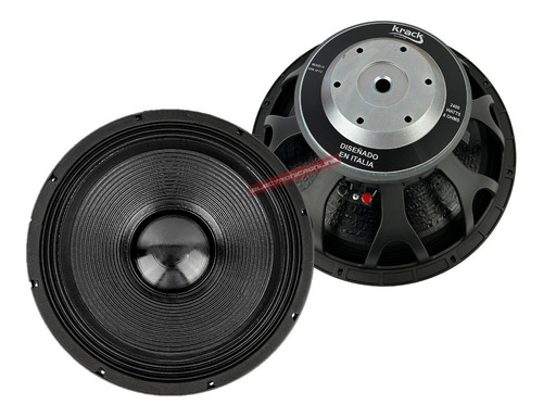 Par De Bocinas Profesionales 18 Krack Audio 2400 Watts Fx 