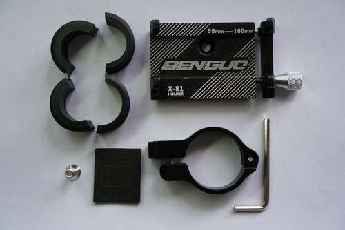 Soporte Teléfono Celular 360 Aluminio Metal Moto O Bicicleta
